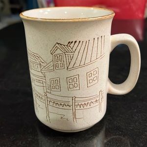 Stoneware Coffee Cup - Va Au Lave-Vaisselle Coree Collection Manoir